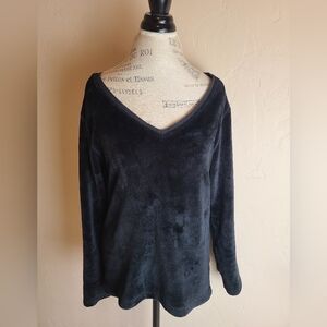 UGG Womens V Neck Comfy Black Pullover Sweater Size Large